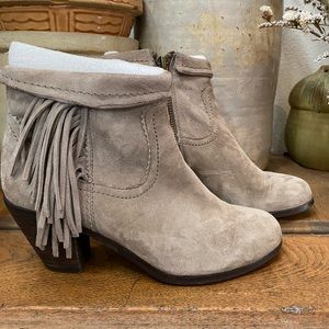 Sam Edelman fringe ankle booties